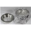 Image 1 : NEW PEWTER DISH SERVING BOWLS - LOT OF 14