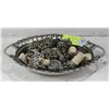 Image 1 : TRAY OF GRAPE PEWTER WINE BOTTLE STOPPERS