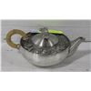 Image 1 : NEW FISH PEWTER TEA POT WITH BAMBOO HANDLE
