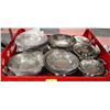 Image 1 : NEW SET OF PEWTER SERVING DISHWARE & TRAYS /