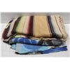 Image 1 : 2 NAVAJO VINTAGE BLANKETS TOGETHER-ESTATE