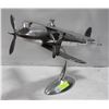 Image 1 : LARGE CHROME AIRPLANE DECOR