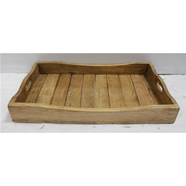 WOODEN SERVING TRAY
