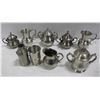 Image 1 : PEWTER SUGAR CREAM SETS