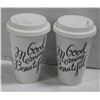 Image 1 : NEW GOOD MORNING TRAVELGLASS MUGS X 2