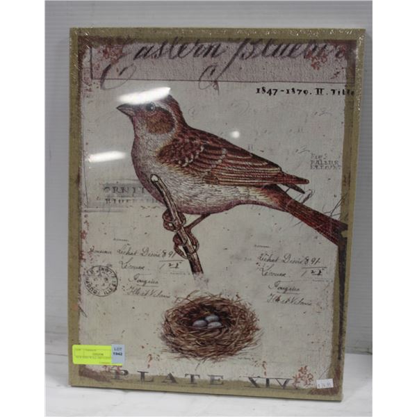NEW BIRD WALL ART CANVAS