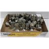Image 1 : TRAY OF PEWTER SHOT GLASSES