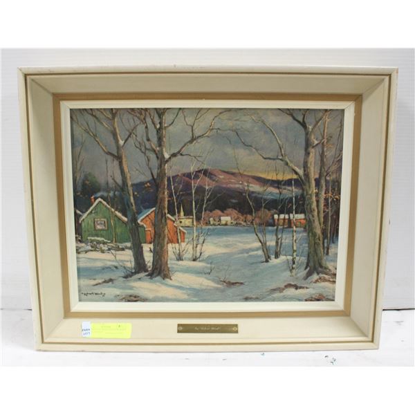 ORIGINAL OIL PAINTING BY ROBERT WOOD - SIGNED