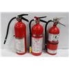 Image 1 : LOT OF 3 FIRE EXTINGUISHERS