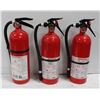 Image 1 : LOT OF 3 FIRE EXTINGUISHERS