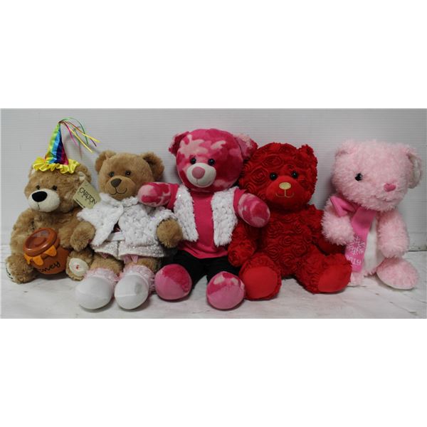 3 BUILD A BEAR STUFFIES
