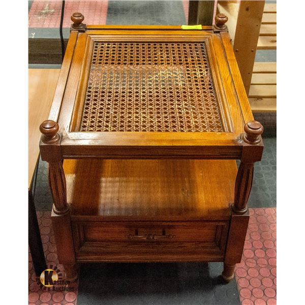 BROWN SIDE TABLE