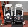 Image 1 : SET OF 2 LITTLE TIKES POLICE CARS
