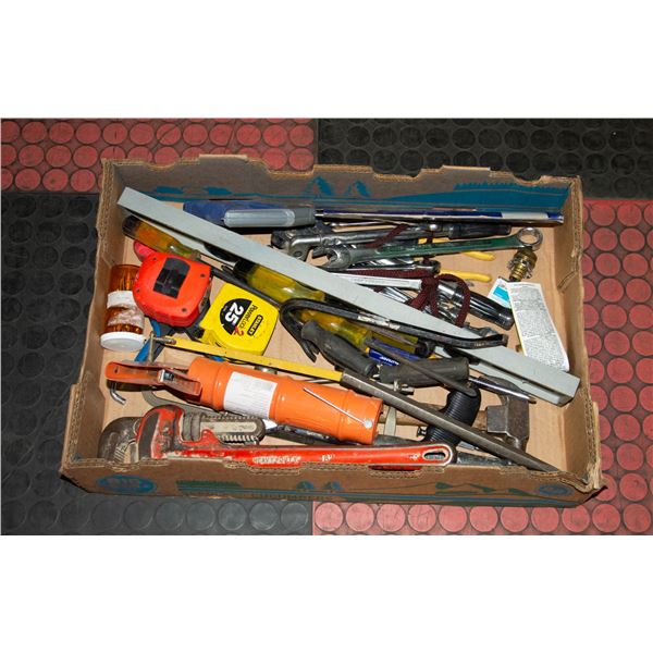 FLAT OF ASSORTED TOOLS