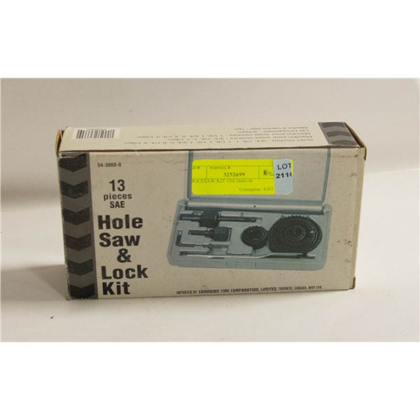 HOLESAW KIT #54-3666--0