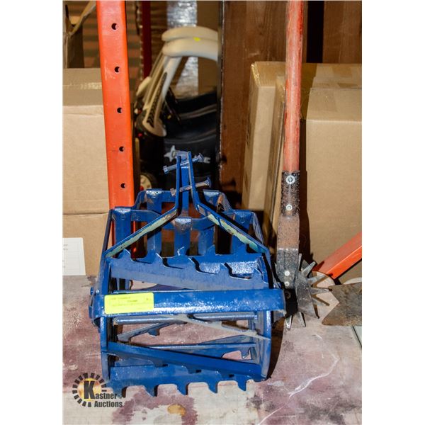 TWO VINTAGE GROUND AGITATORS