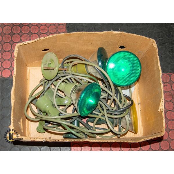 BOX OF 4 OUTDOOR SPOTLIGHTS