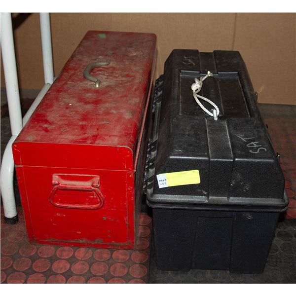 LOT OF TOOLBOXES
