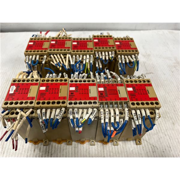 Lot of (10) Omron #G9SA-301-P Safety Relay Switches