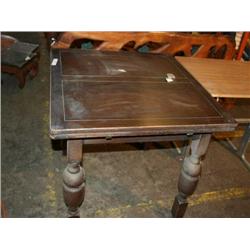 BROWN SQUARE TABLE
