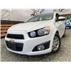 Image 1 : E4 -- 2015 CHEVROLET SONIC, WHITE, 161916 KMS