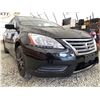 Image 8 : A12H -- 2015 Nissan Sentra, Black, 165904 KMS