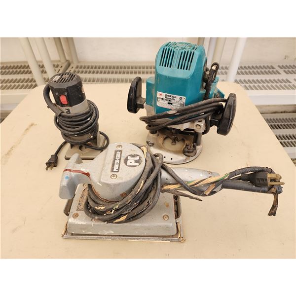 2 ROUTERS, 1 SANDER