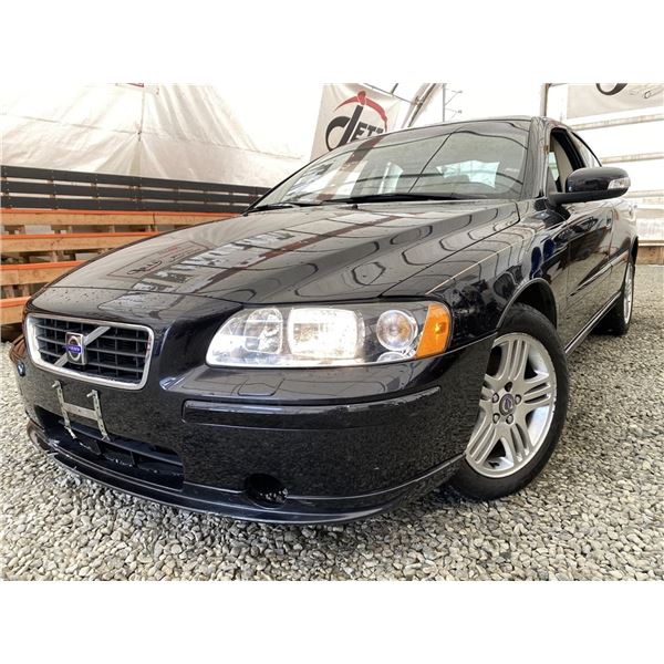 B1 -- 2007 VOLVO S60 2.5TURBO, BLACK, 150,974 KMS