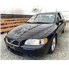 Image 3 : B1 -- 2007 VOLVO S60 2.5TURBO, BLACK, 150,974 KMS