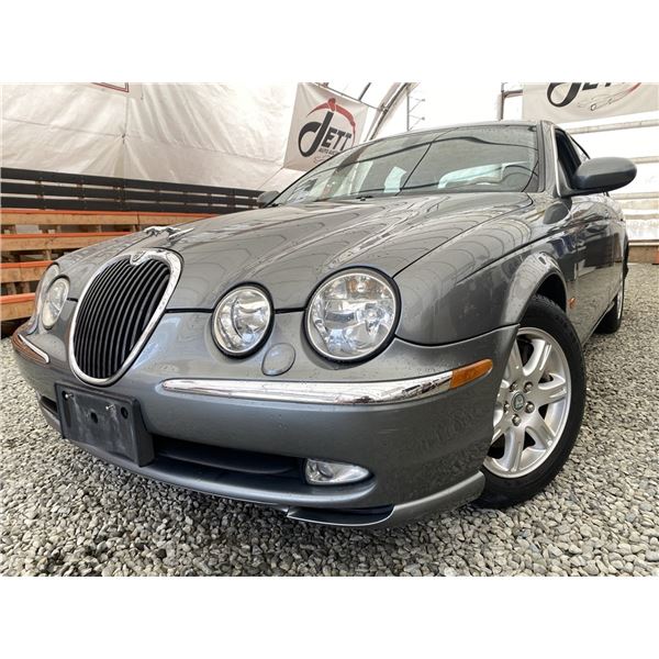 C6D -- 2003 JAGUAR S TYPE, GREY, 192672 KMS