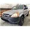 Image 2 : A4 -- 2004 HONDA CRV, SILVER, 353707 KMS