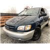 Image 1 : A12A -- 1998 TOYOTA SIENNA, GREEN, 247143 KMS
