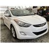 Image 8 : E4 -- 2013 HYUNDAI ELANTRA, WHITE, 212250 KMS