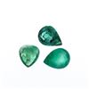 Image 1 : 2.65 ctw Pear Cut Natural Emerald Parcel