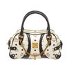 Image 1 : MCM White Coated Canvas Tote Bag