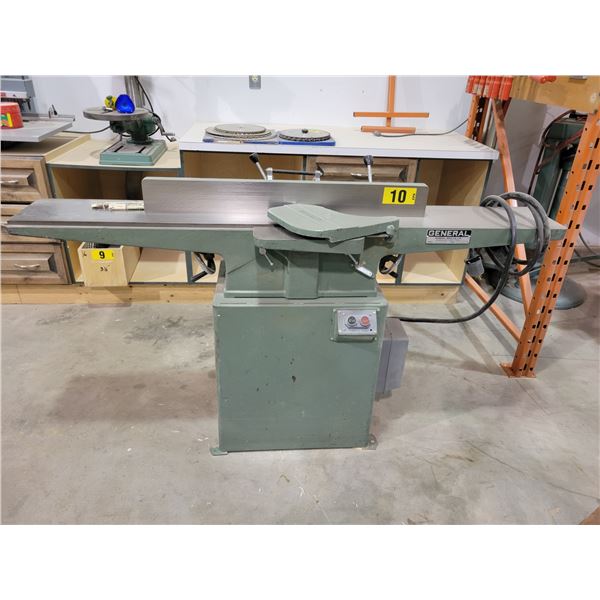 General Jointer 3phase, 8", with 3 sets of extra blades