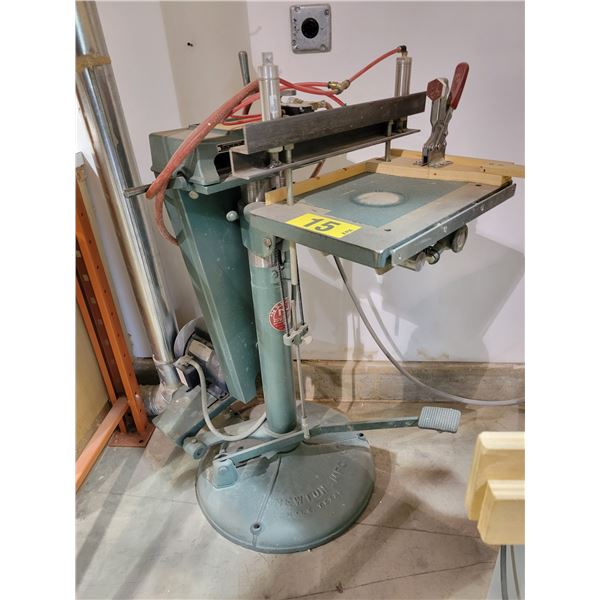 Newton boring machine, pneumatic, 2 drilling holes, 110v