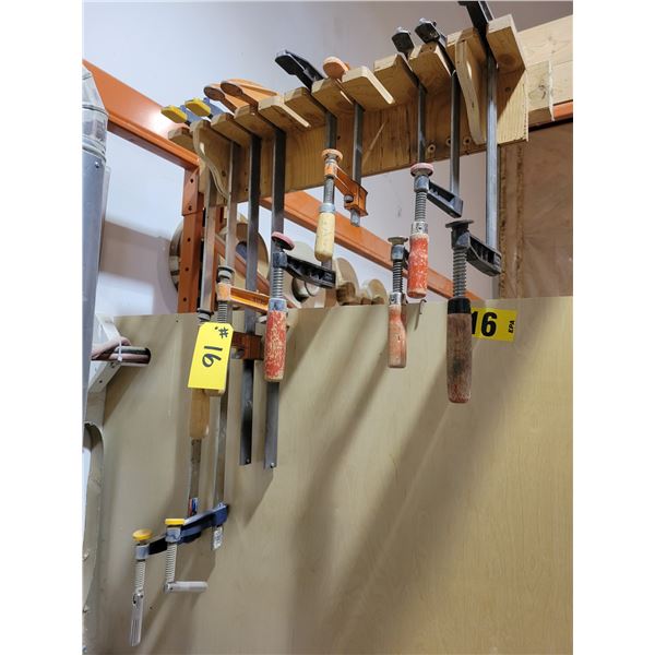 variety of clamps