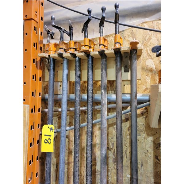 (So much each x 7) 7 pony clamps- 2@51", 2@56", 3@50"