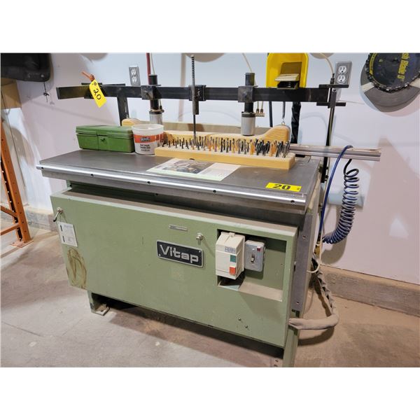 Vitap line Boring Machine, 3 phase, 27holes, comes with new bits (Replacement Approx. $6,000)