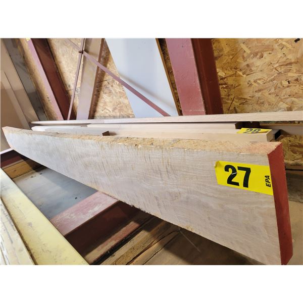 8/4 white oak board, 9'long