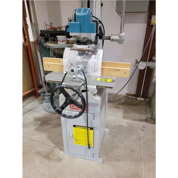 Candek tenon machine with 2 makita routers