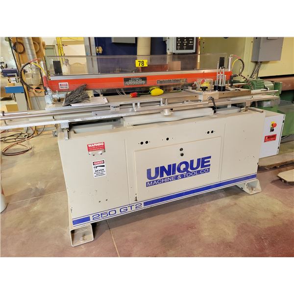 Unique door panel machine, 3phase, cuts in 5 different positions, with blades (Replacement Approx. $