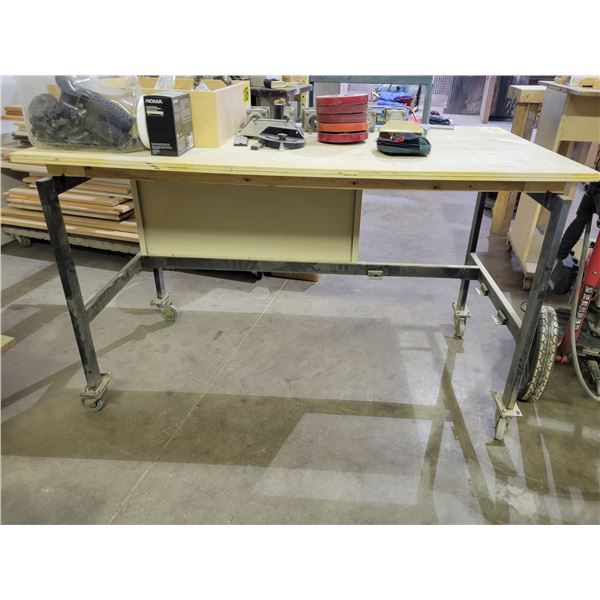 rolling cart 26" x 49" x 30"high