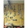 Image 1 : Spacers, c-clamps, crescent wrenches, hammer, eye hooks, chain hooks