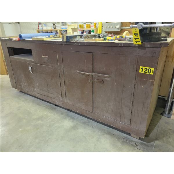 work bench 31" x 96" x 37"high