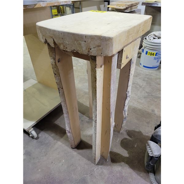 Birch bench 14" x 18" x 33"high
