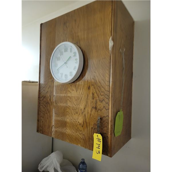 upper cabinet 24" x 12" x 32", lower cabinet 32" x24" x36" high