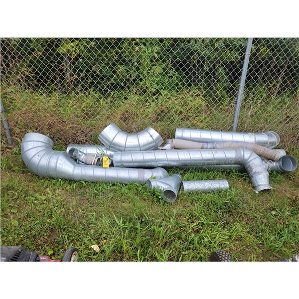 ducting, various lengths, sizes from 3"-12"