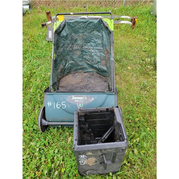 lawn sweeper, chain saw case